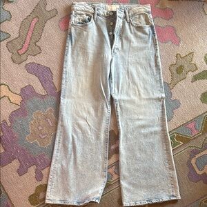 MOTHER Superior Faded Blue Denim